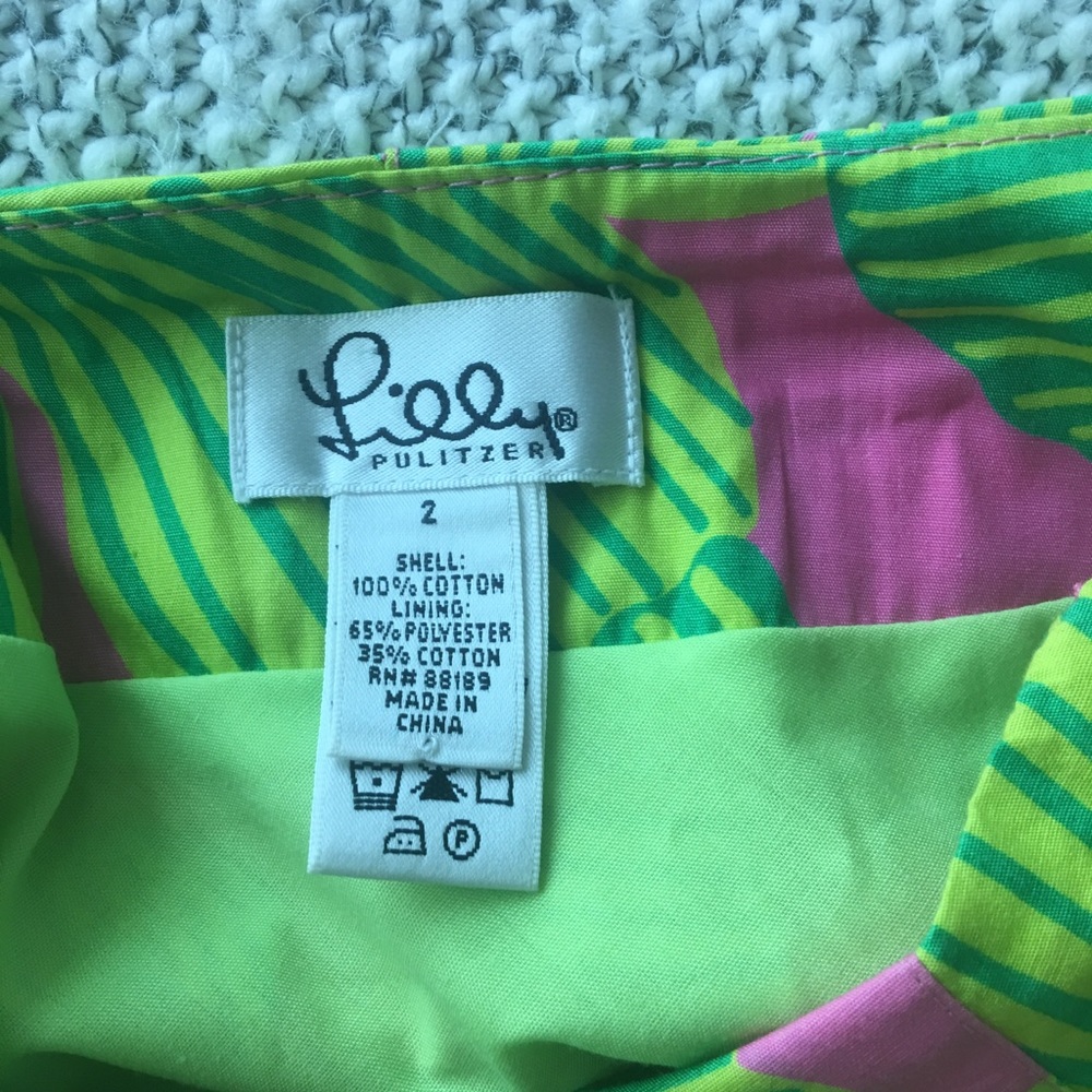 Pink and green Lilly P. Skirt - Picture 7 of 7